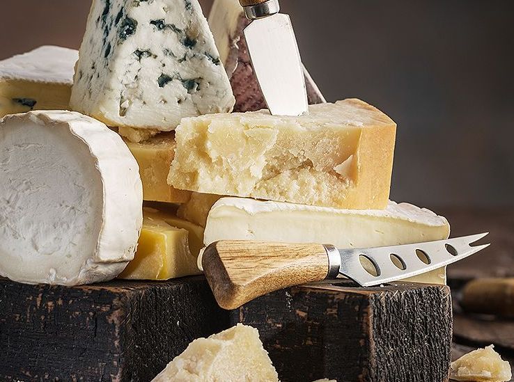 reiche Auswahl an Käse